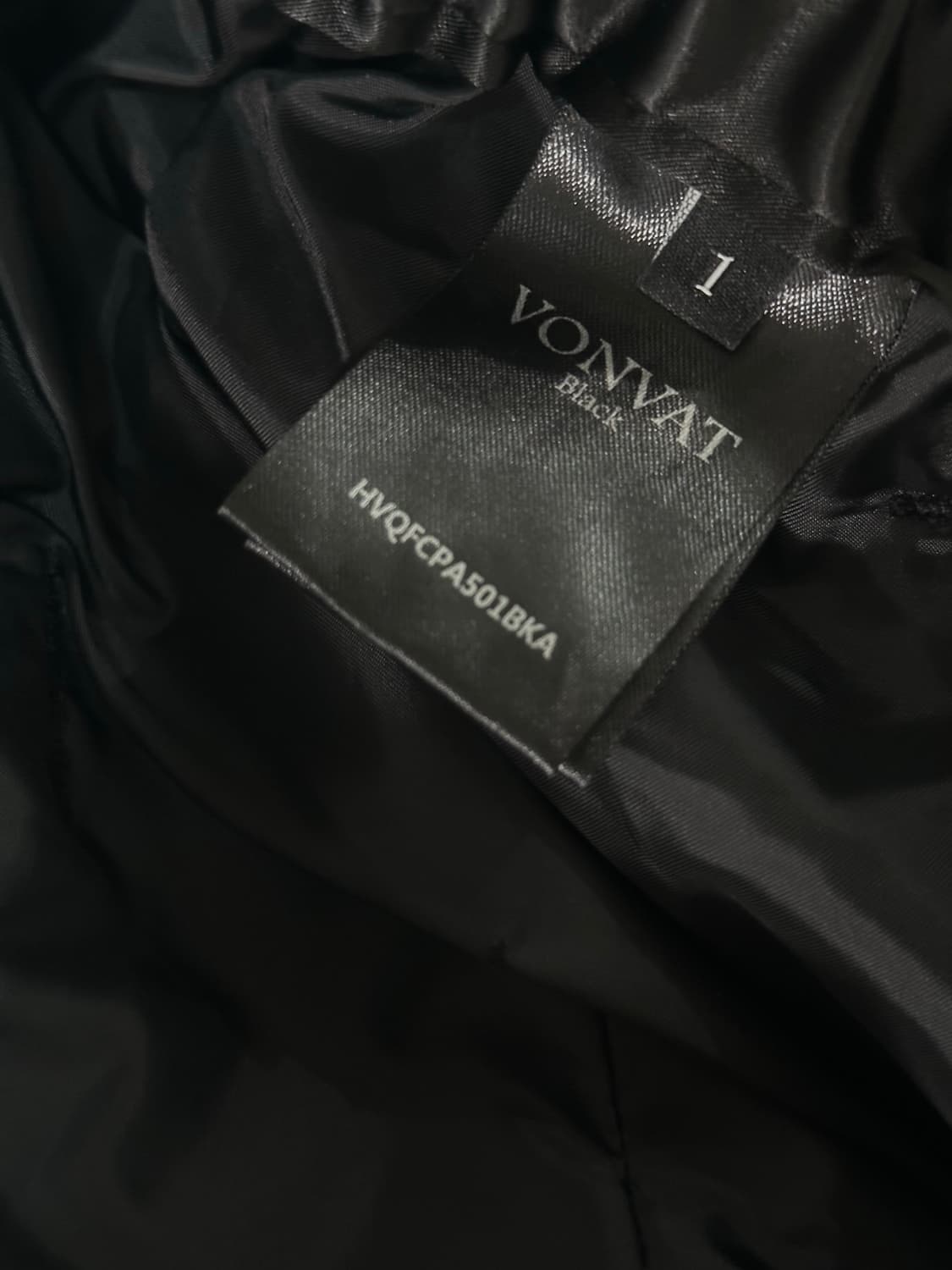 본바트 사틴 셔링 트라우저 블랙 1사이즈 상품이미지4