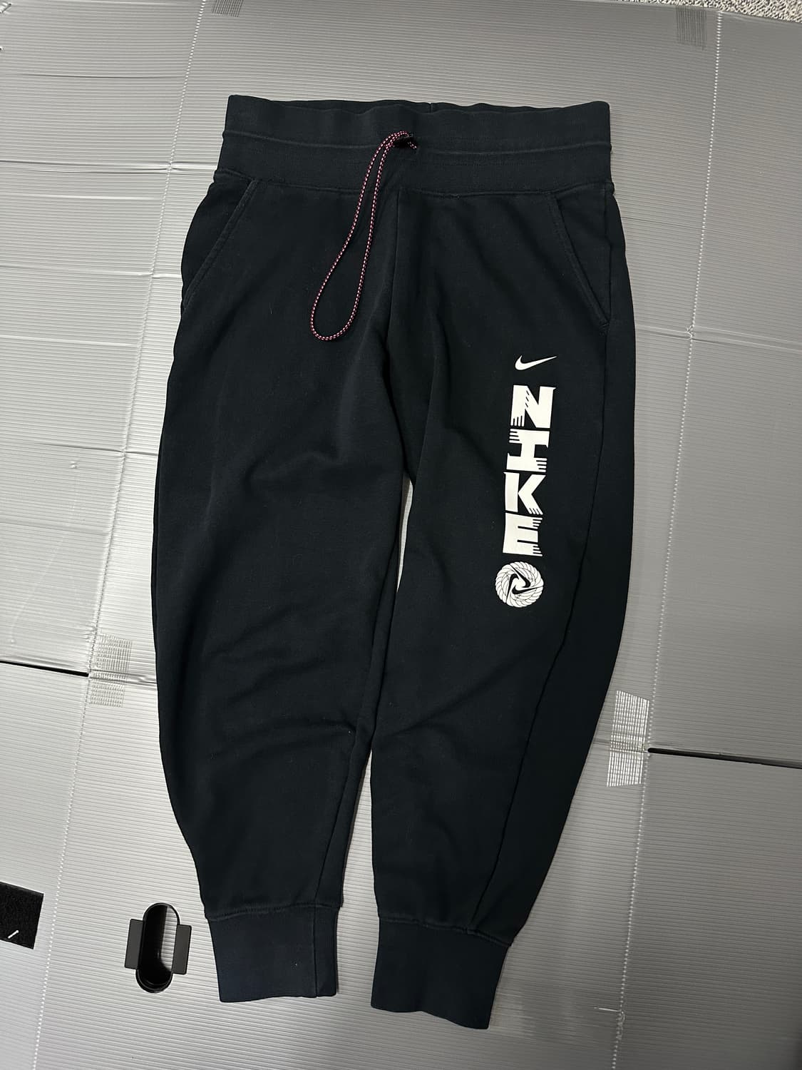 나이키 빅로고 트레이닝 조거 팬츠 블랙 S 상품이미지1