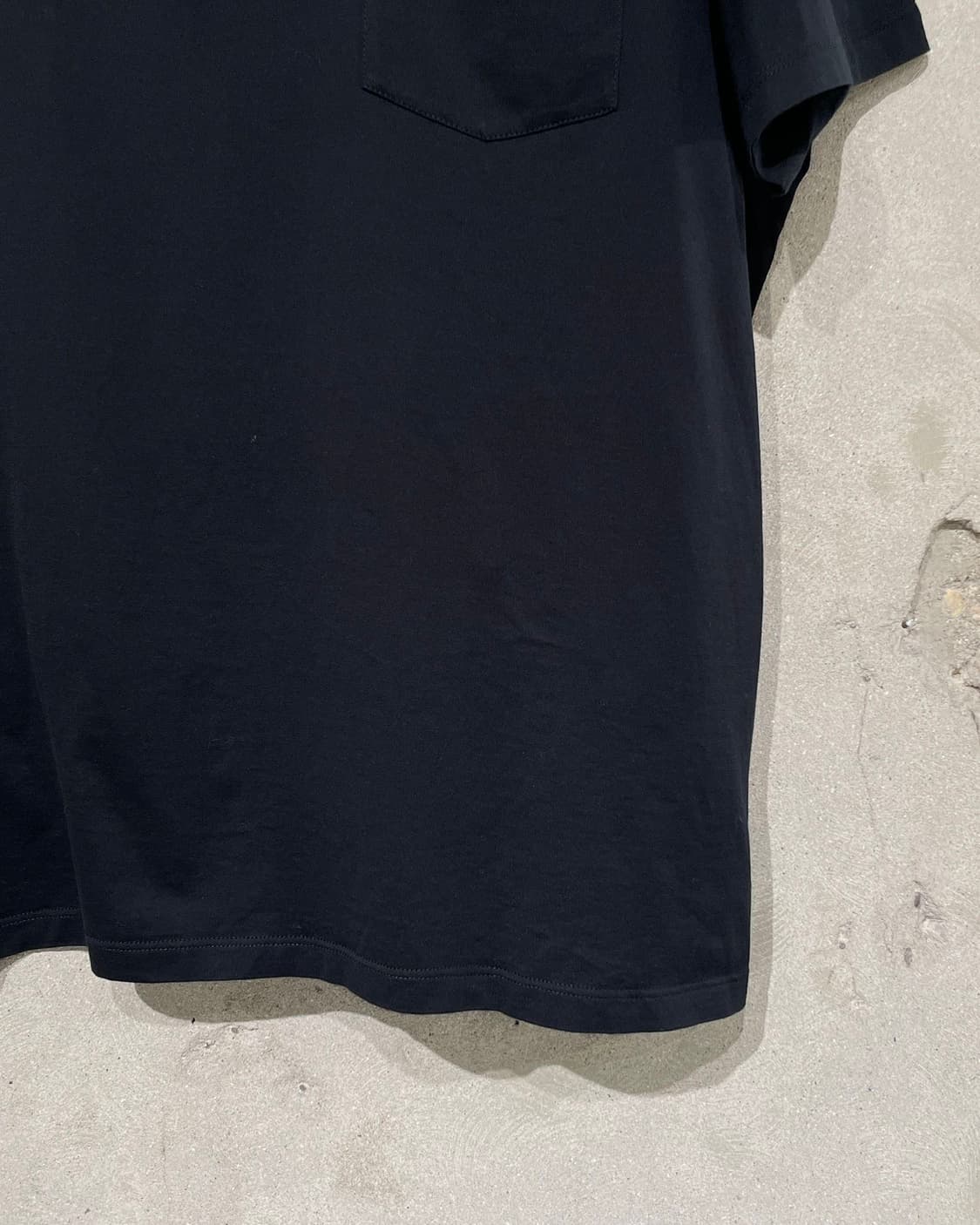 프라다 블랙 싱글 포켓 폴로 티셔츠 상품이미지5