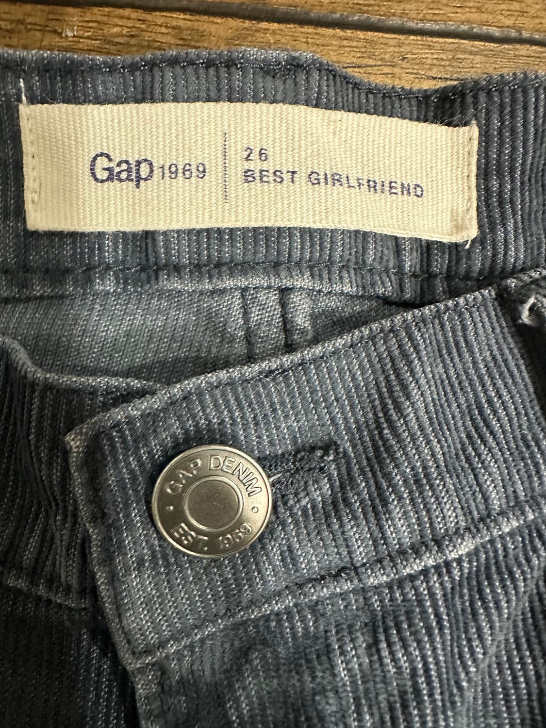 Gap 1969 라인의 여성 코듀로이 팬츠 실측 28-29 상품이미지5