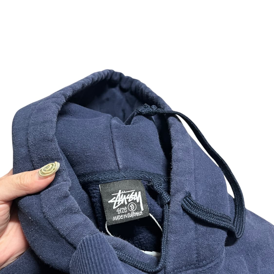 스투시 이스트 라이언 후드티 네이비 상품이미지3