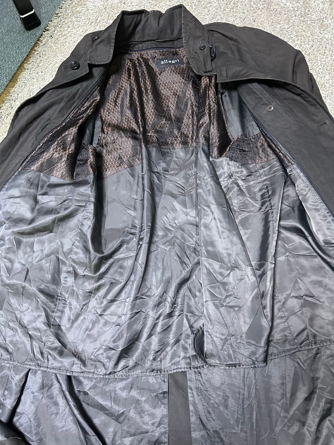 알레그리 트렌치코트 사이즈 105~110 상품이미지4