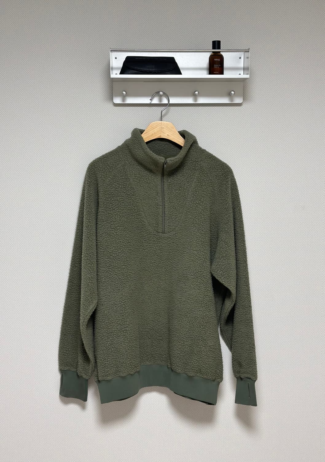 빔즈 플러스 밀리터리 하프집업 플리스 상품이미지1