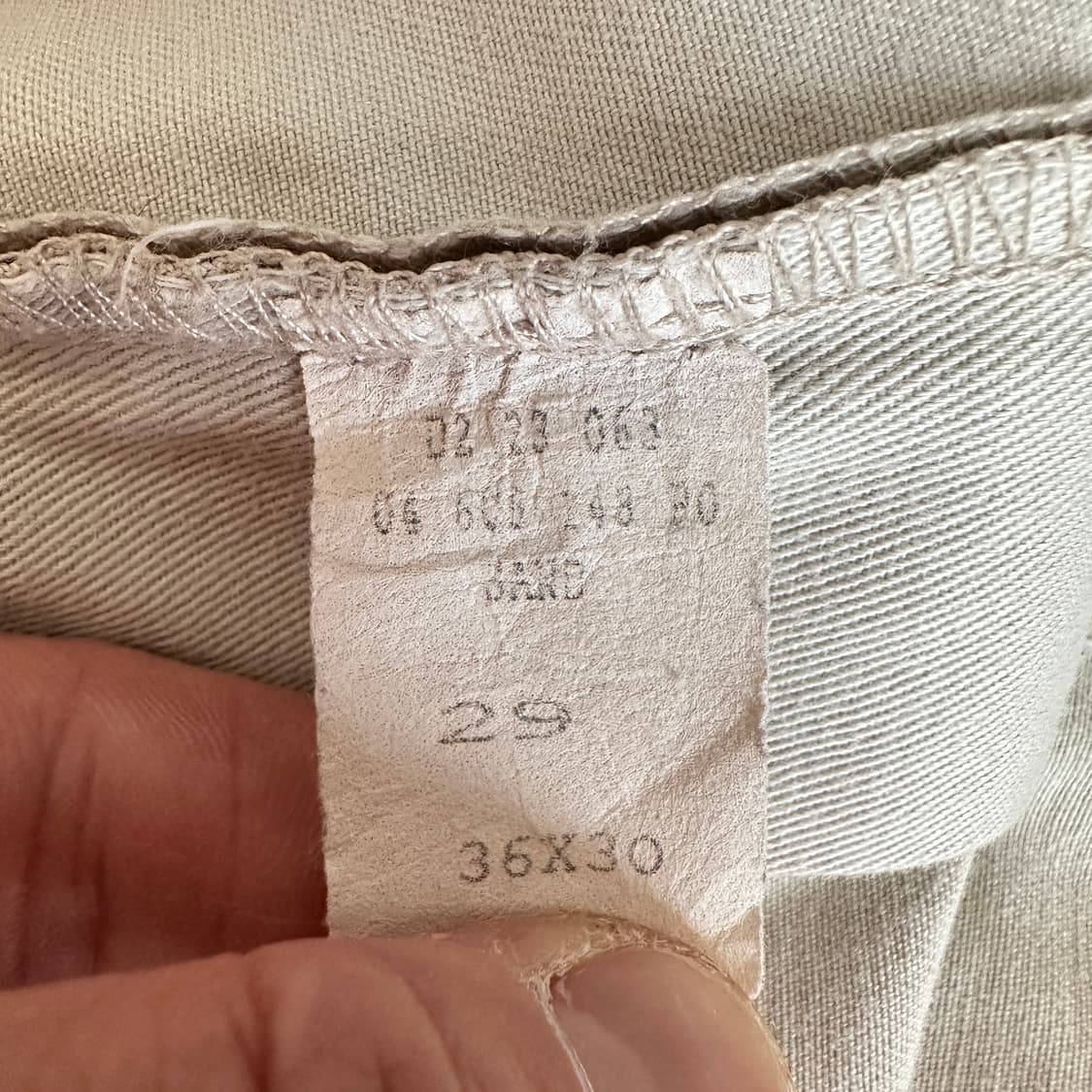 90s 폴로 랄프로렌 어센틱 치노팬츠 베이지 36x30  상품이미지5