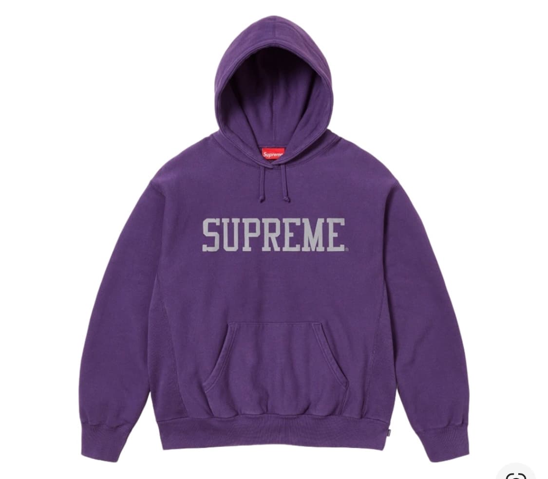 슈프림 바시티 후드 다크 퍼플 23FW  상품이미지1