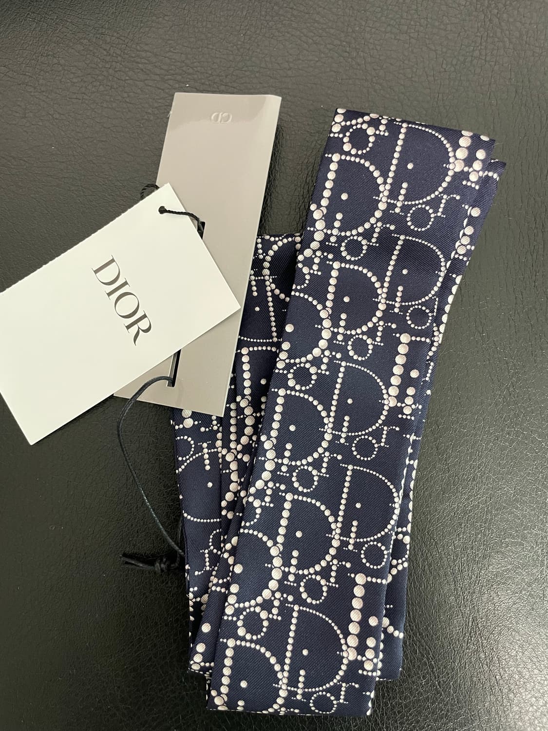 디올 오블리크 트윌 스카프 네이비 상품이미지1