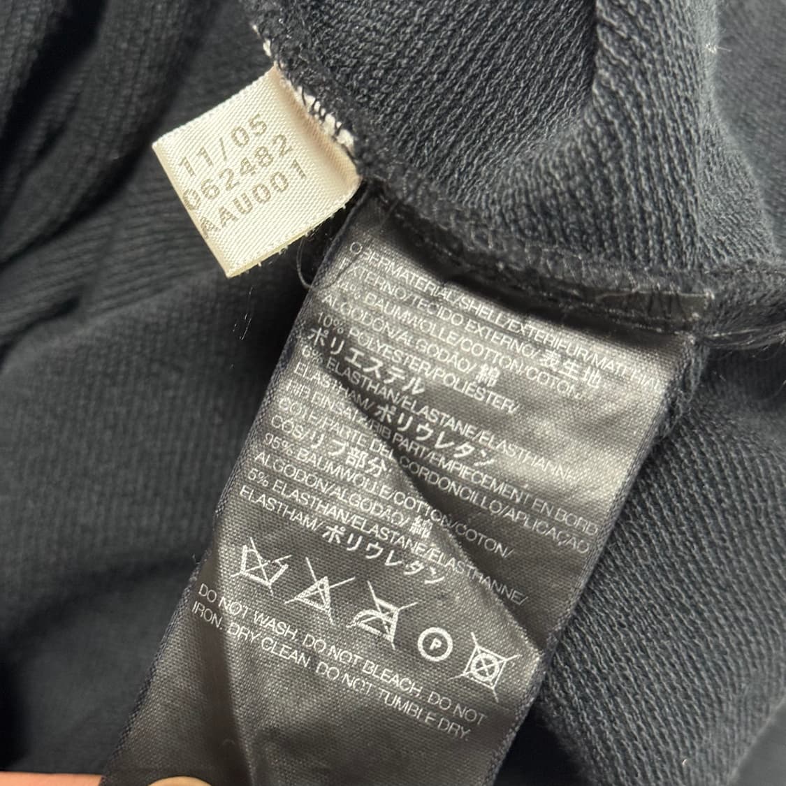 L Y-3 로고 패치 블랙 긴팔 티셔츠 상품이미지5