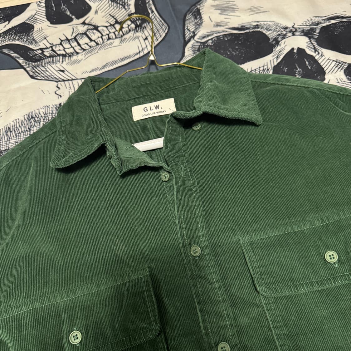굿라이프웍스 코듀로이남방 L사이즈 상품이미지2