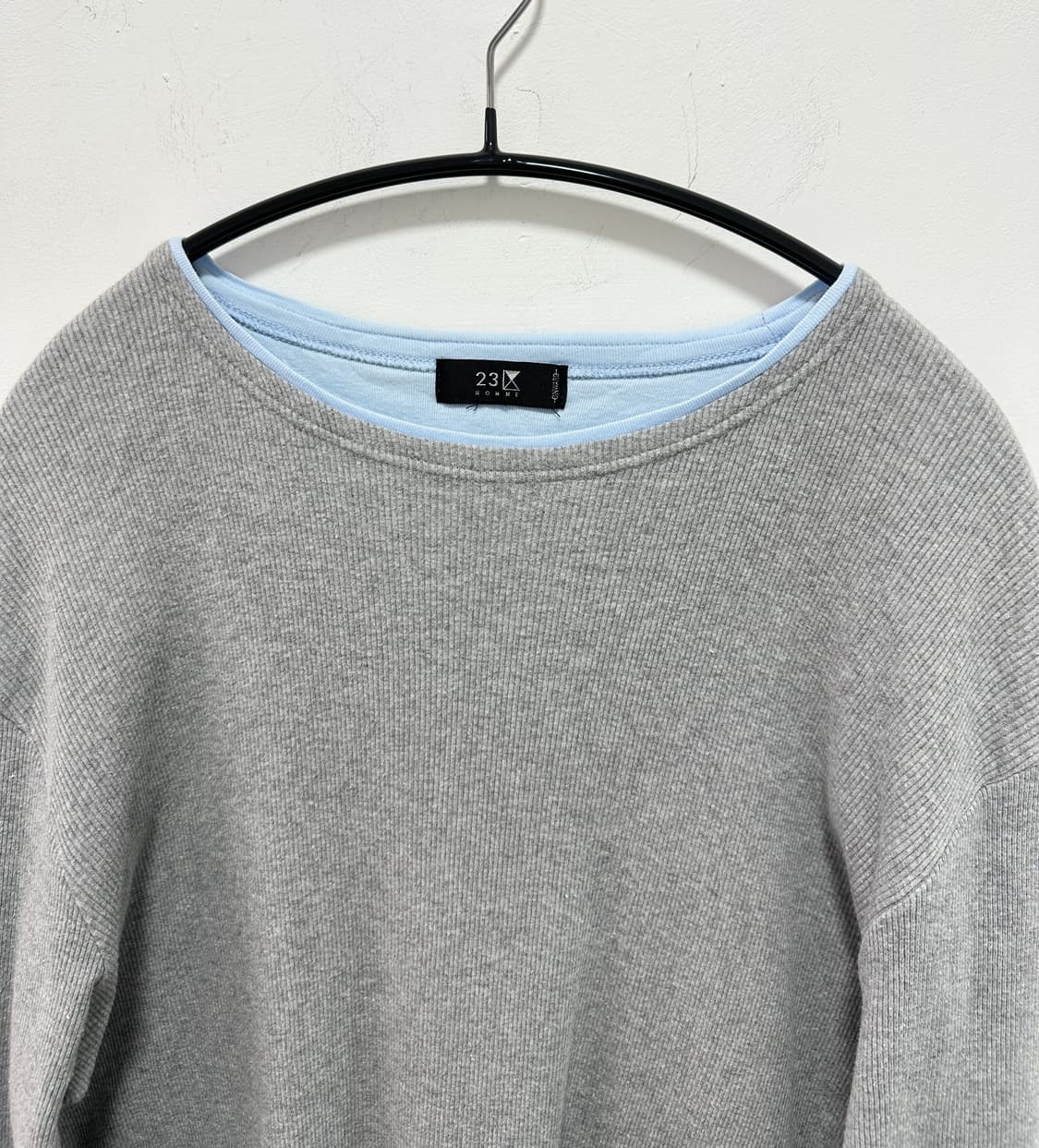 23 Homme fake layered knit sleeve  상품이미지4