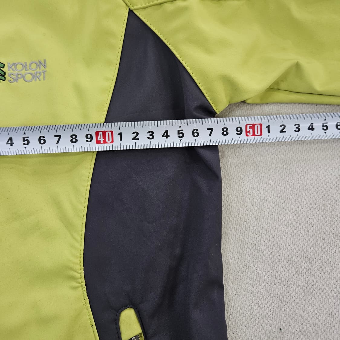 [90(M)] 코오롱스포츠 등산 배색 바람막이 자켓 0114YH1 상품이미지5