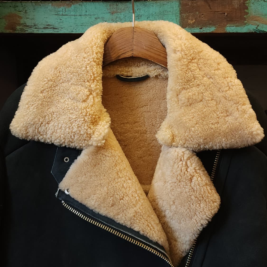 광희시장 무스탕 라이더 무스탕 스웨이드 레더 F 상품이미지4