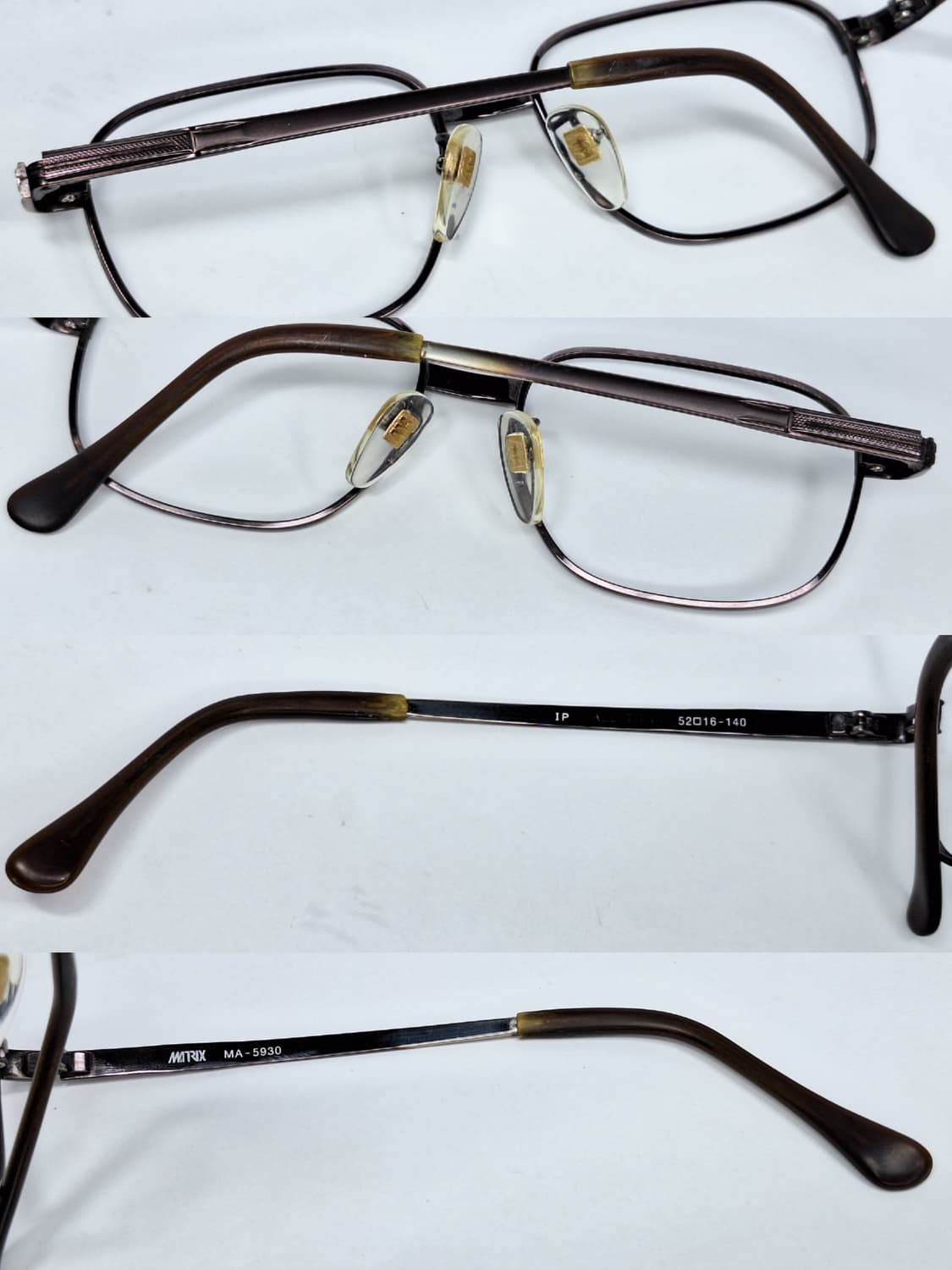 Matrix MA-5930 IP 이온도금 올 티타늄 웰링턴 안경테 안경 상품이미지8