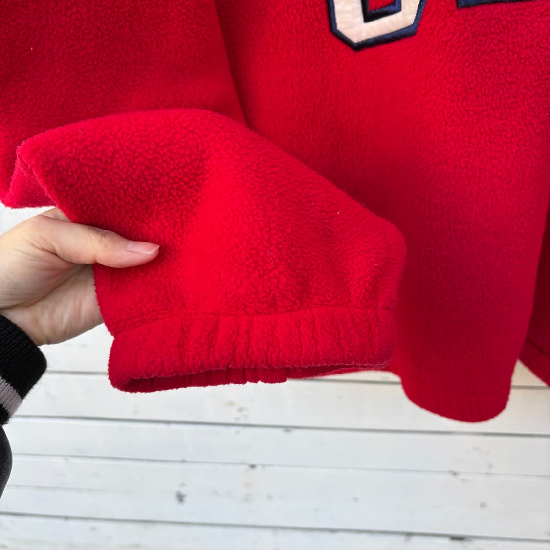 Vintage 빈티지 90s made in usa 플리스 후리스 풀오버 상품이미지5