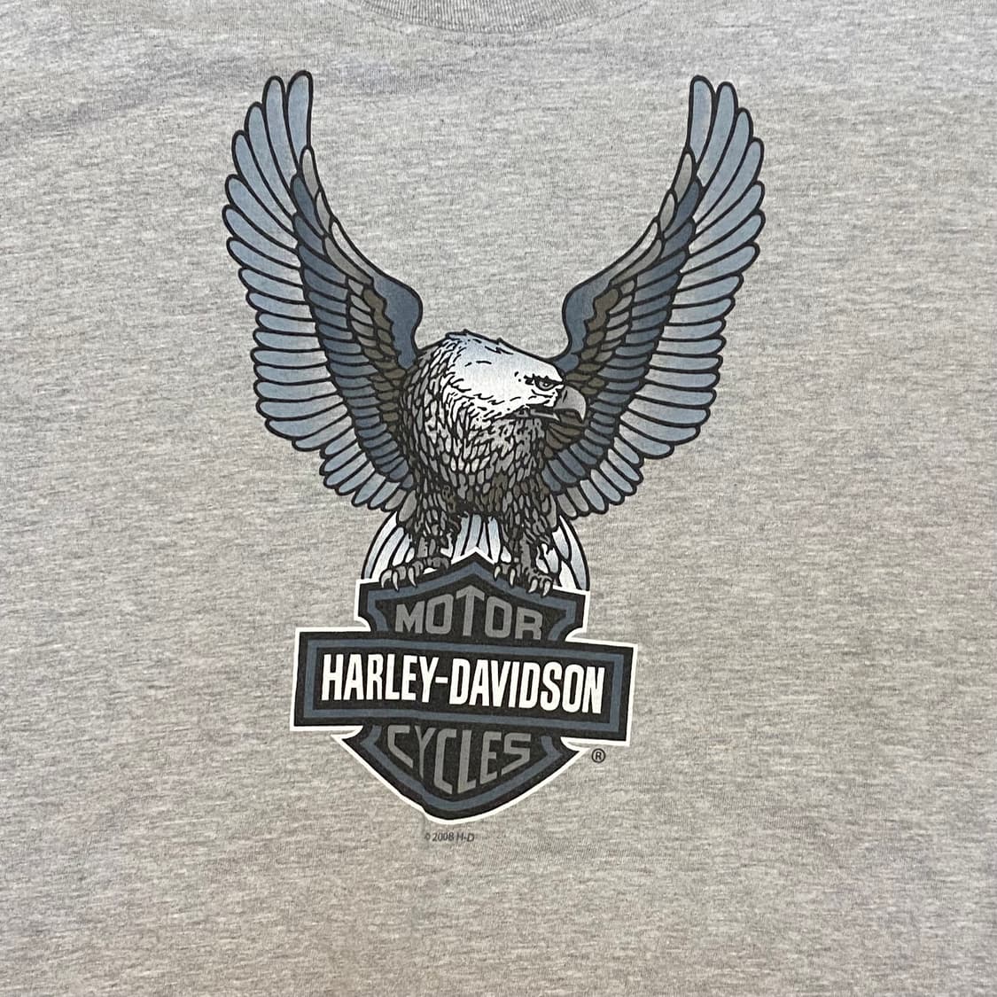 미국 빈티지 할리데이비슨 독수리 프린팅 빅사이즈 반팔티 티셔츠 상품이미지3
