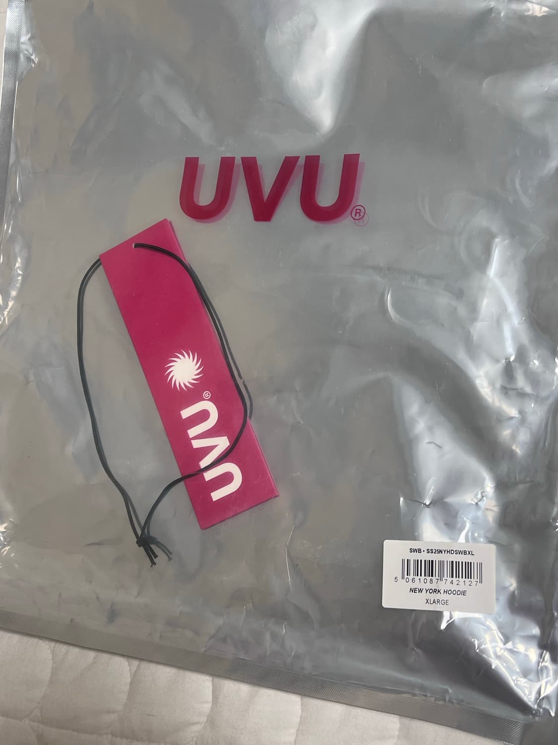 [XL] uvu x 글리슨짐 후드 블랙 상품이미지5