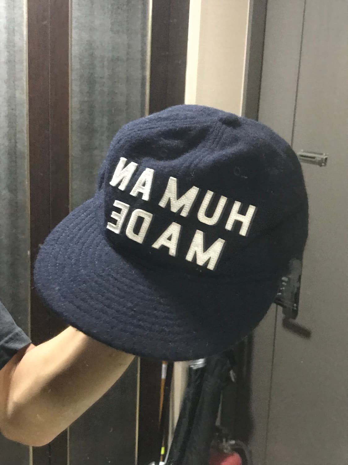 휴먼메이드 6-패널 울 캡 네이비 상품이미지2