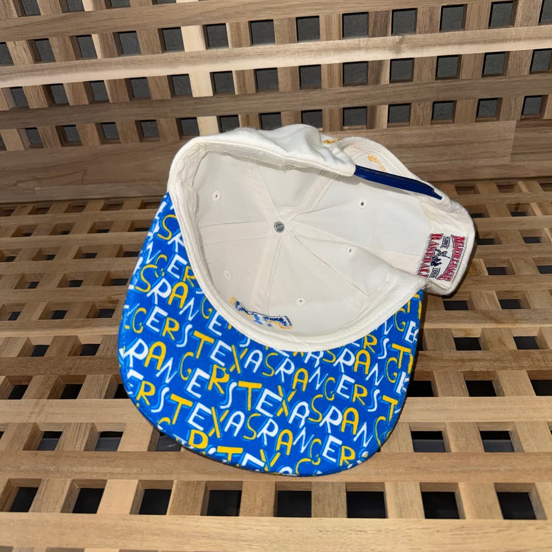 mlb 텍사스 레인저스 패턴 바이저 캡 상품이미지4