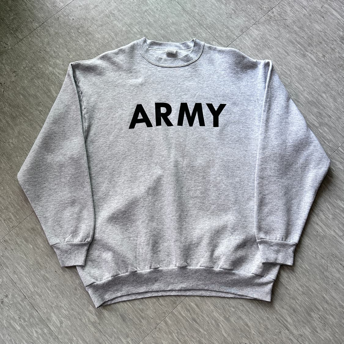 00s 오리지널 미군 ARMY 스웻셔츠 그레이 L 상품이미지1