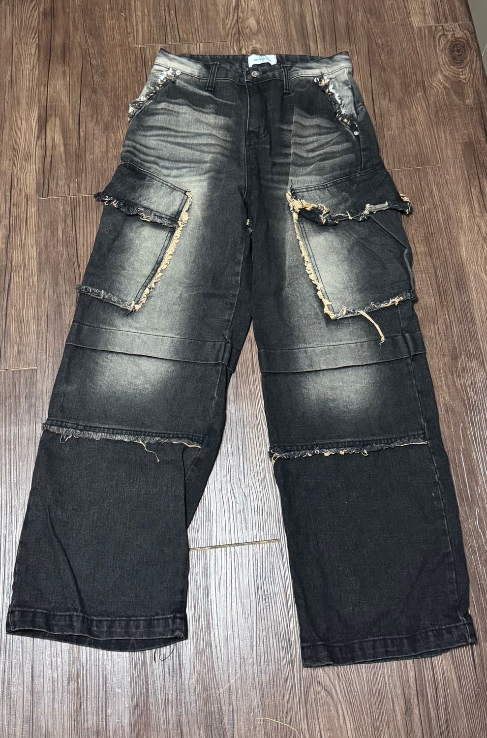 흑청 빈티지 바지 상품이미지1