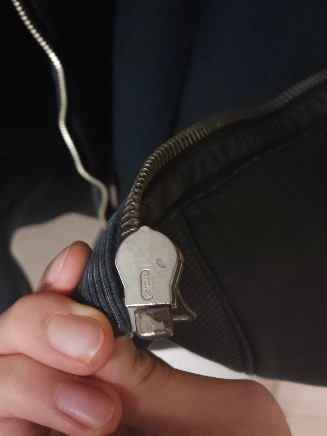 (1) 블라인드파일즈 후드집업 블랙 상품이미지5