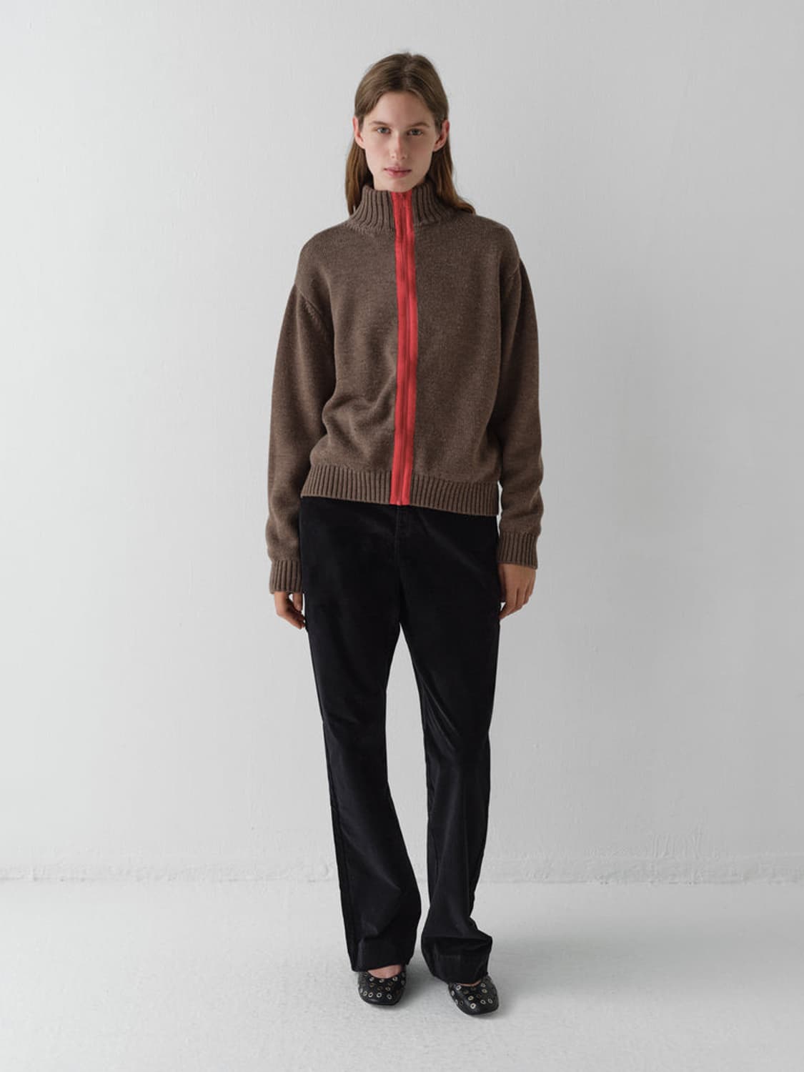 [S]기마구아스 Alonso 집업 가디건/브라운 상품이미지6