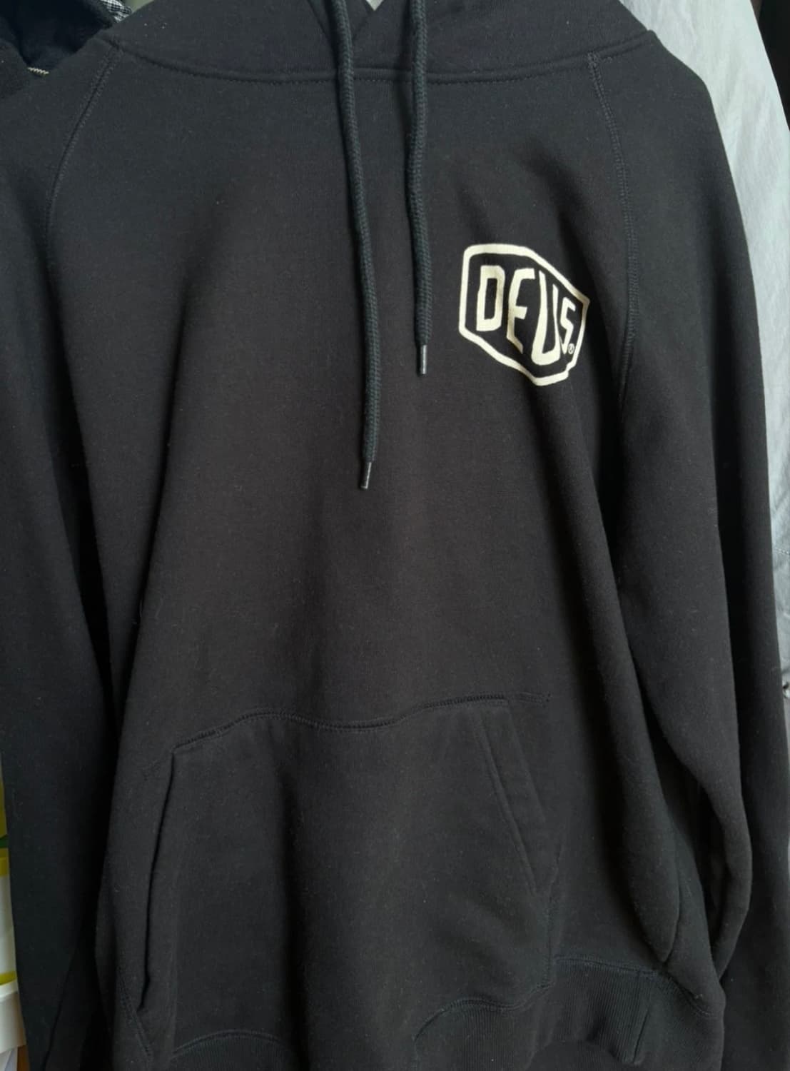 데우스 엑스 마키나 서울 컬리지 어드레스 후드 블랙 m 상품이미지1