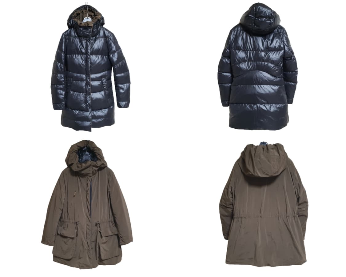 TIME 타임 양면 다운 후드집업 하찌패딩 여성 55
 상품이미지1