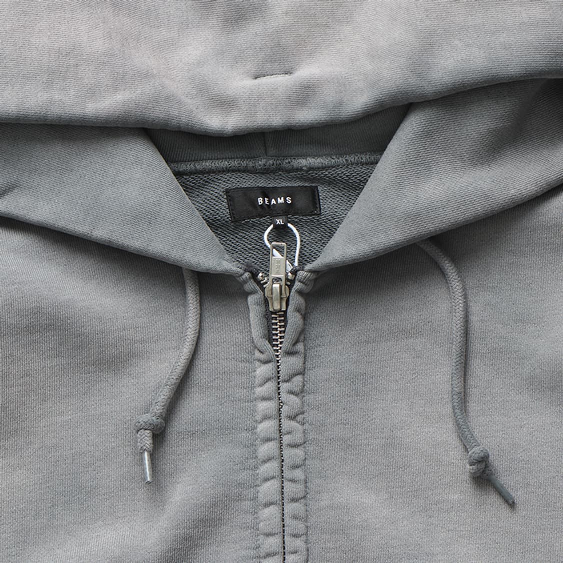 빔즈 BEAMS Wide Short Fit Faded hoodie 상품이미지7