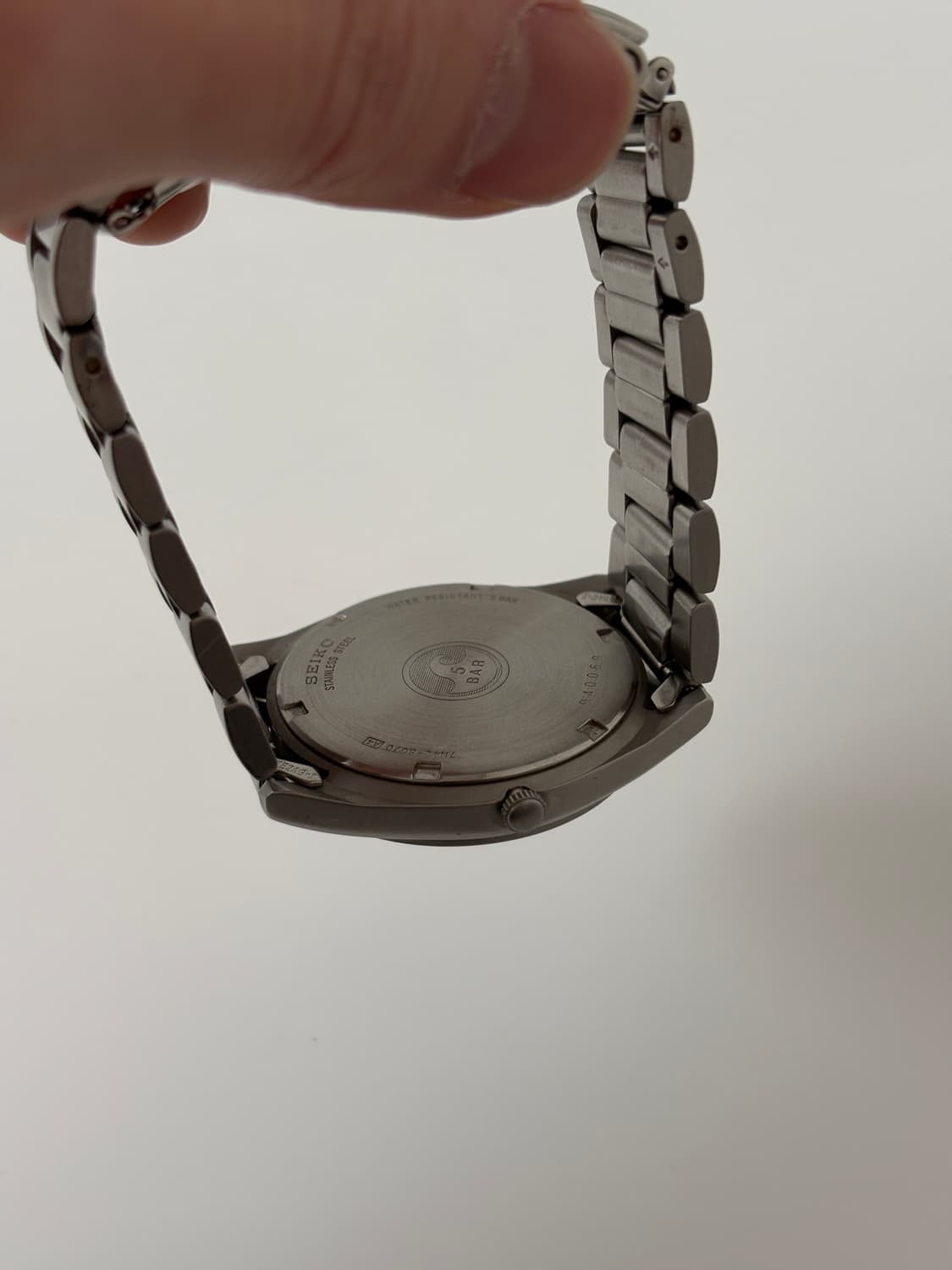 세이코 1990년대 블랙 다이얼 밀리터리 필드 쿼츠 남성 상품이미지7