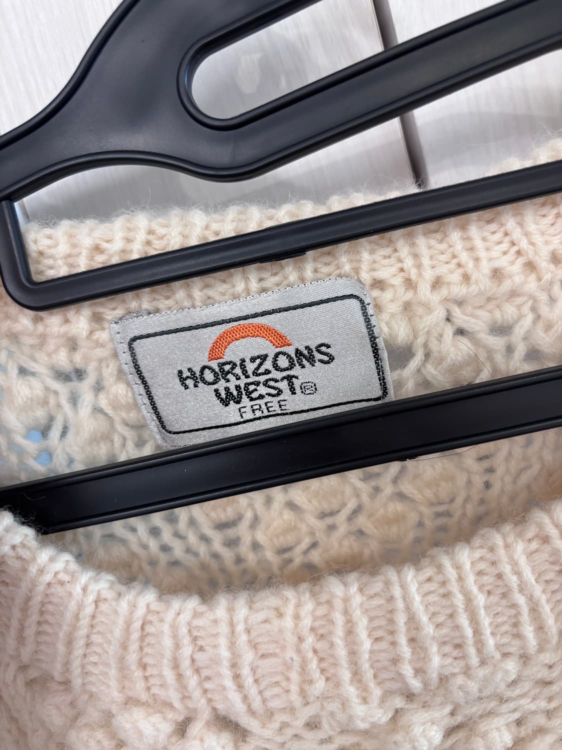 빈티지 니트 아란니트 피셔맨니트 흰순이 상품이미지4