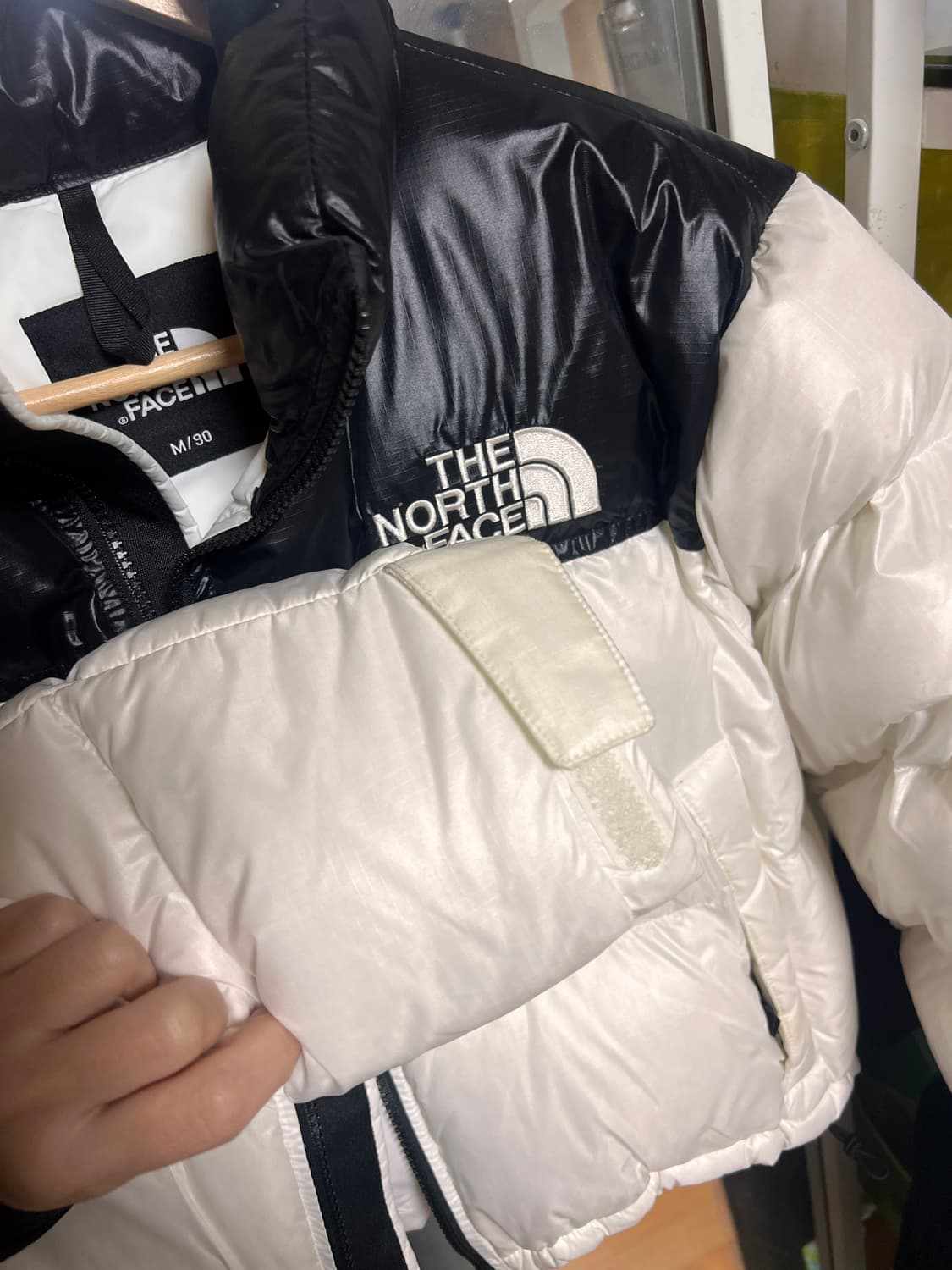 노스페이스 크롭 눕시 화이트 m 상품이미지6