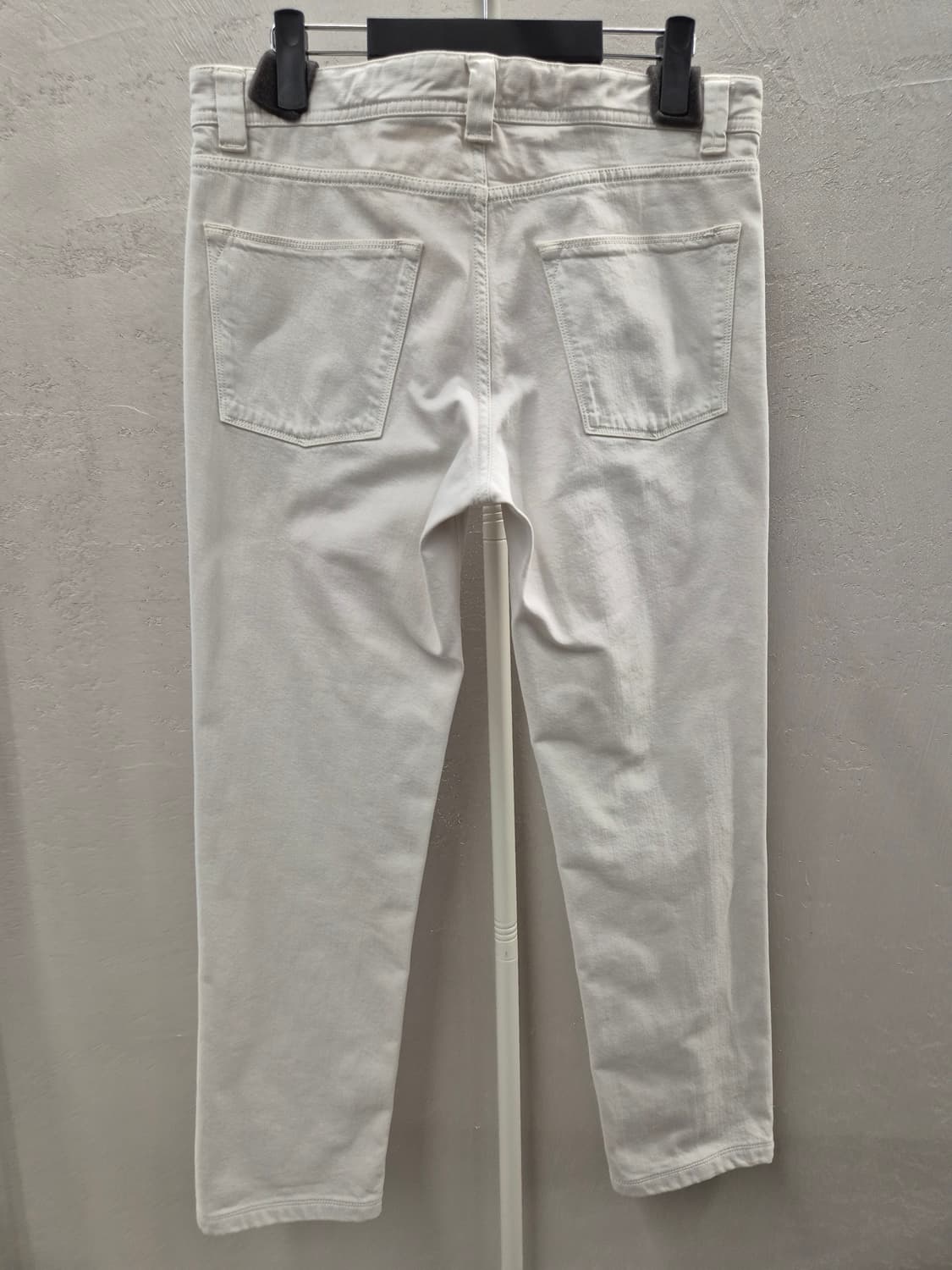 로로피아나 크림색 데님 팬츠 34사이즈 상품이미지3