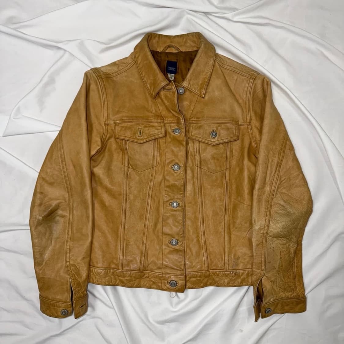 올드갭 레더 트러커 자켓 M 상품이미지2