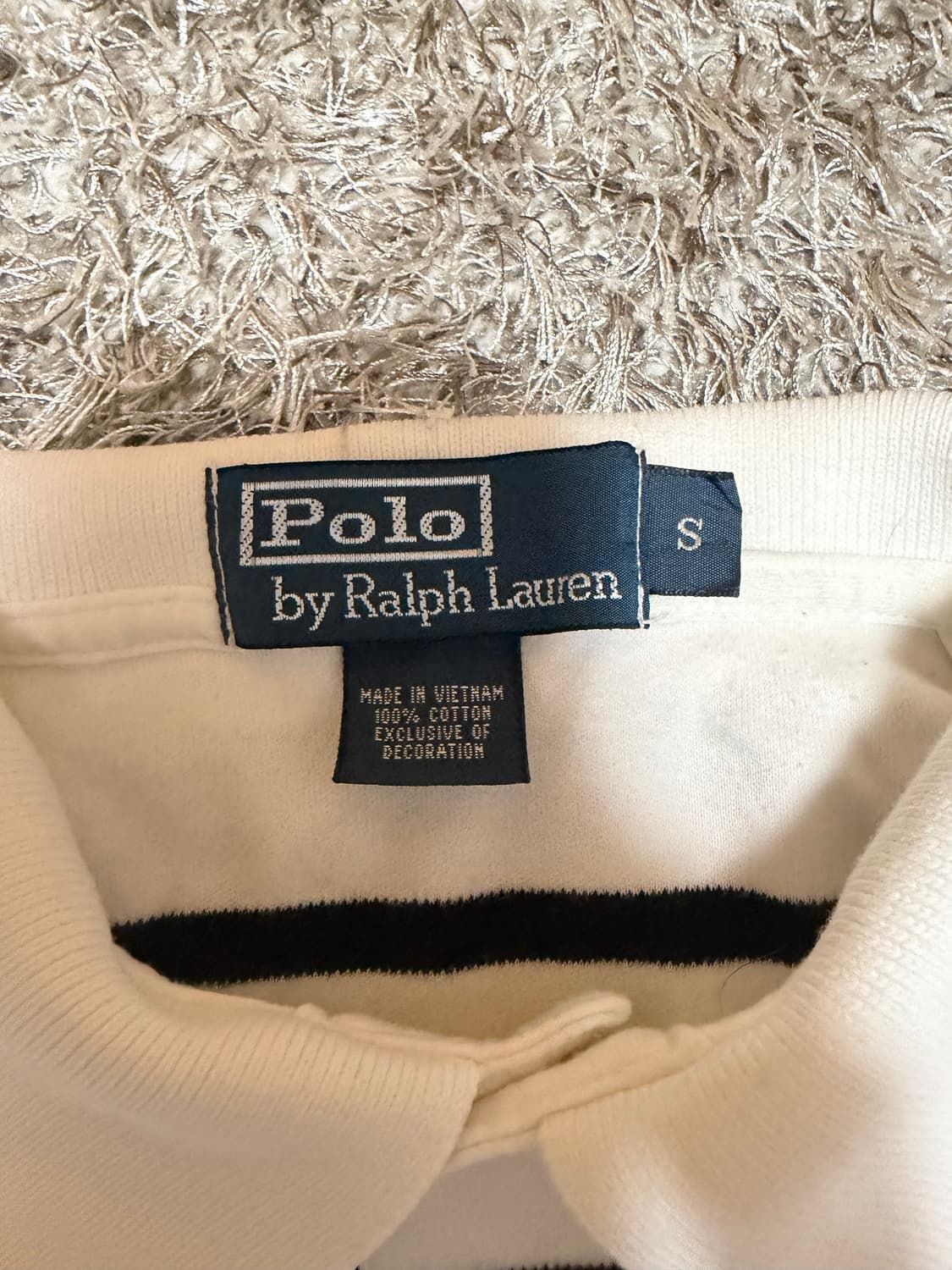 [S] 폴로랄프로렌 화이트 반팔 카라티 상품이미지3