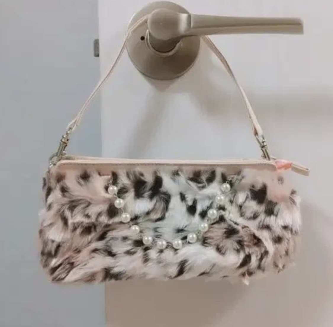 빈티지핑크호피 숄더백클러치백 레오파드오네히메로맨틱갸루핀터깔y2k헤이세이 상품이미지1