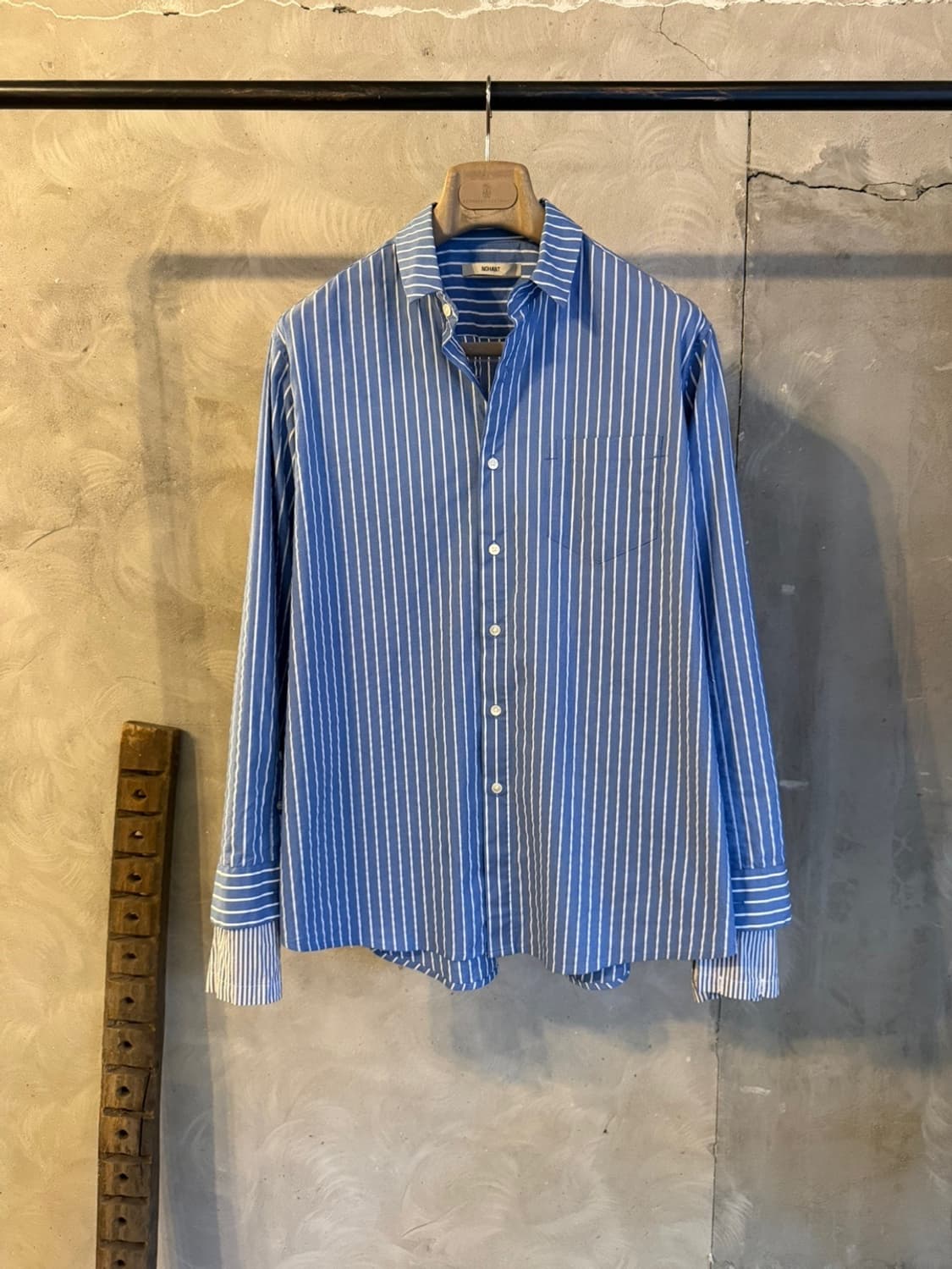 노앙 스트라이프 셔츠 남성100 상품이미지3