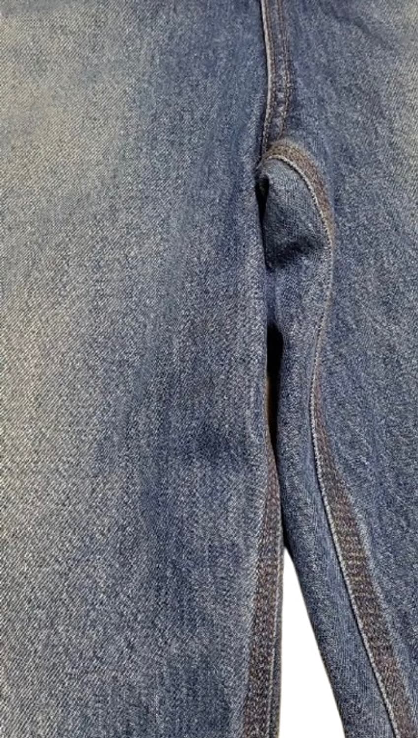 [S] STU 23SS 엠보 와이드 데님 팬츠 미드 블루 상품이미지3