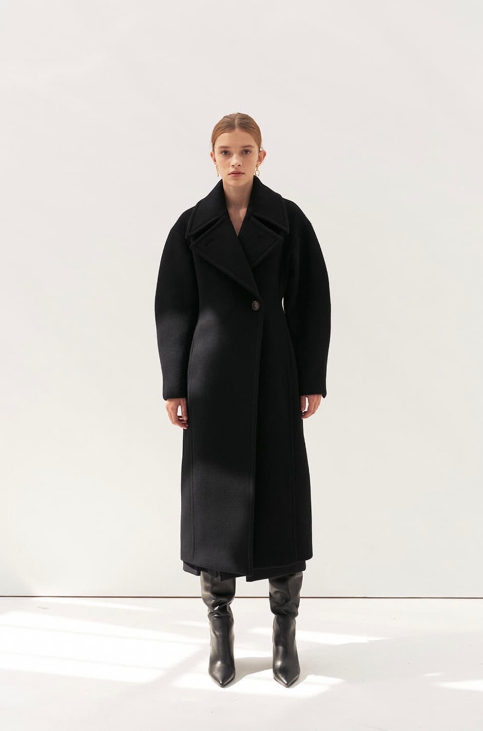 모한 캐시미어 볼륨 코트 상품이미지2