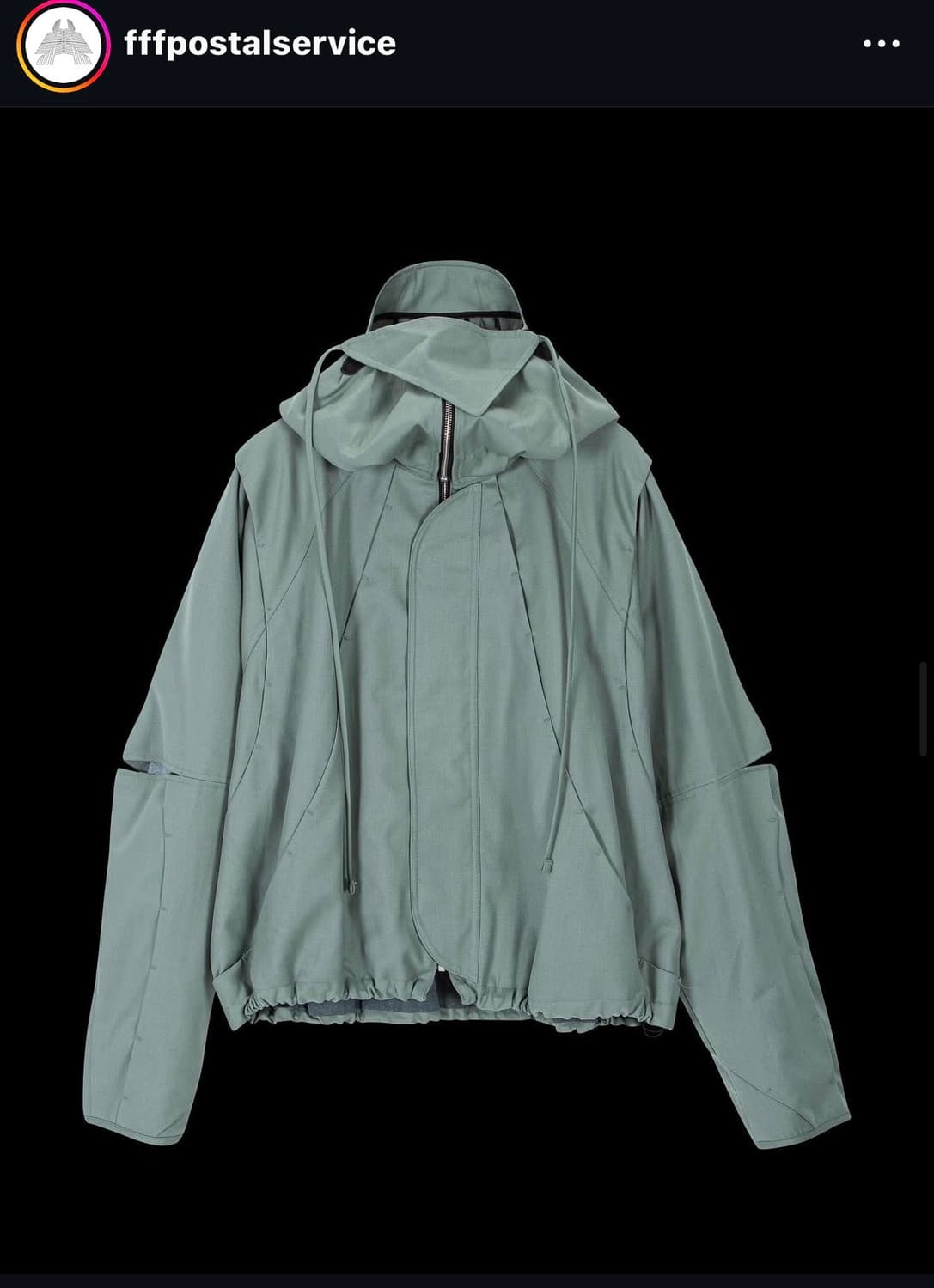 FFFPOSTALSERVICE  후디드 봄버 (도쿄크린)  3사이즈 상품이미지3