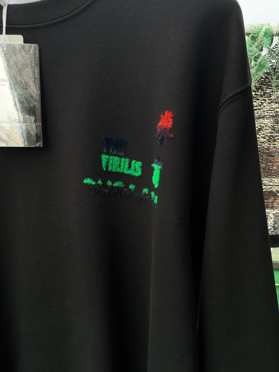 Archives Flock Glitter Sweatshirt 상품이미지3