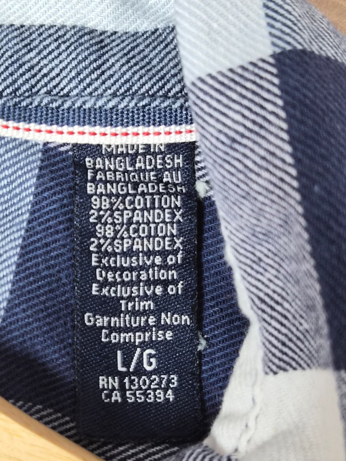 랭글러Wrangler 체크 웨스턴 셔츠 L사이즈 - S328 상품이미지5