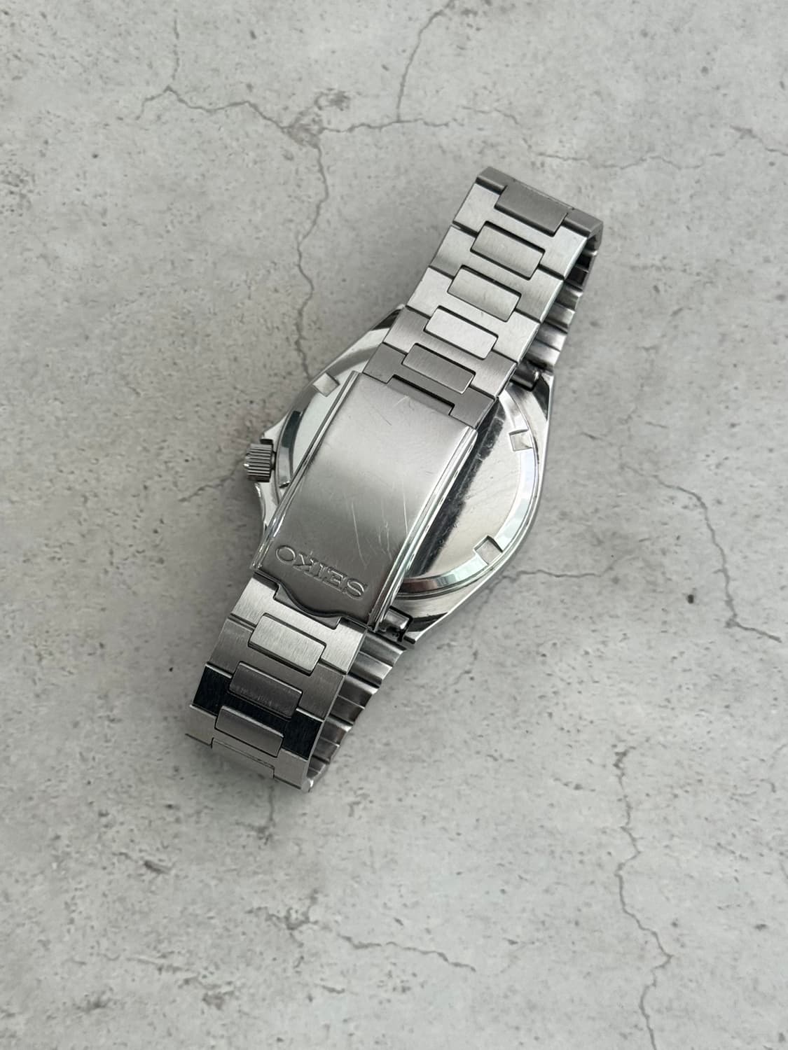 80s 빈티지 세이코 실버웨이브 쿼츠 상품이미지6