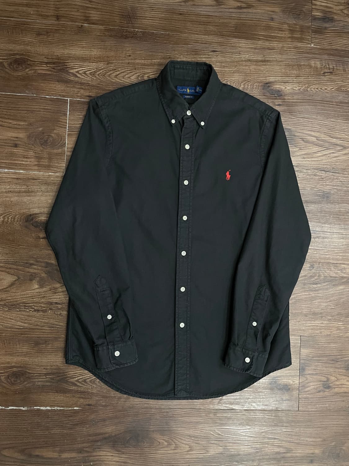 폴로 랄프로렌 블랙 클래식핏 셔츠 상품이미지3