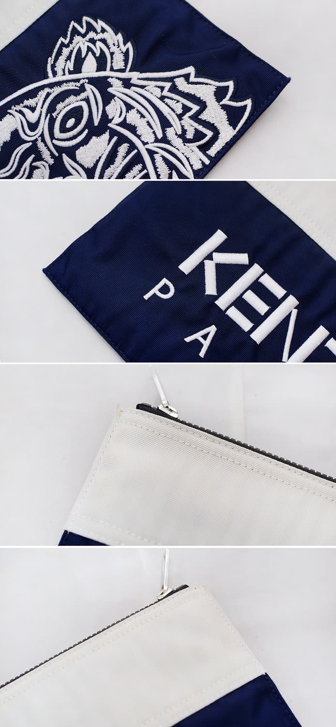 겐조 (KENZO) 컬러블럭 타이거 레터링 양면 로고 클러치백 상품이미지7