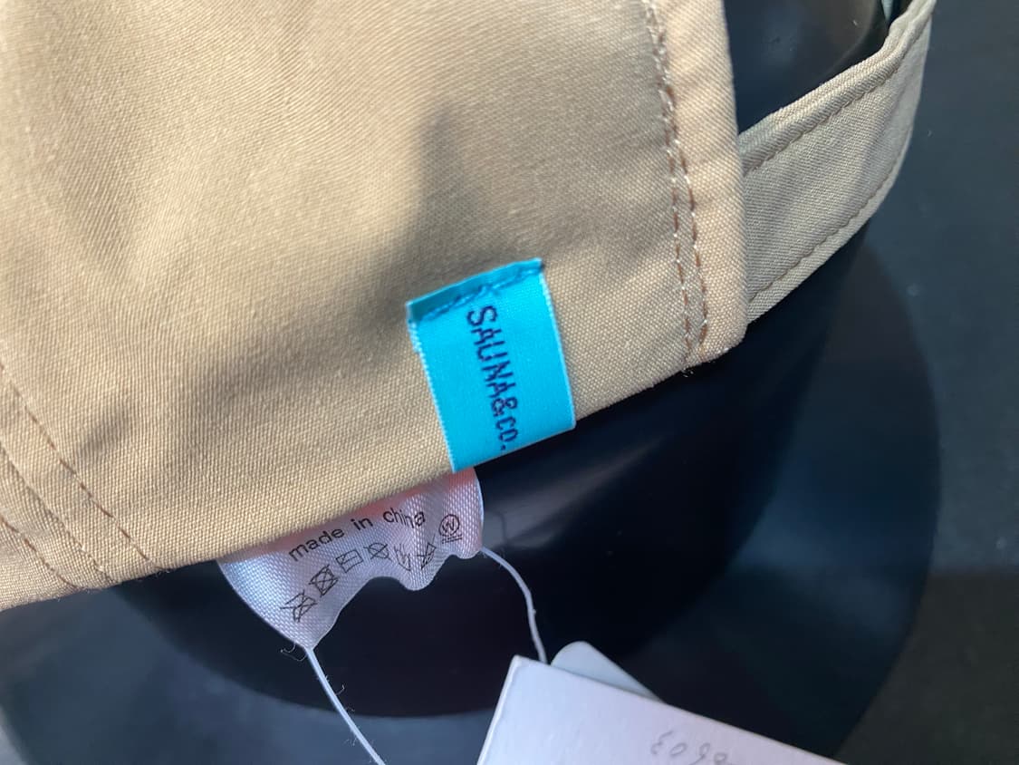 Sauna&co vintage style cap 볼캡 새상품 상품이미지4