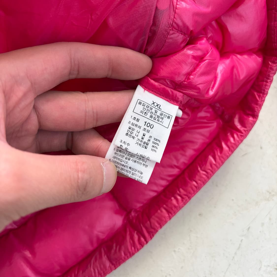 00s 노스페이스 써밋 빈티지 경량패딩 100 상품이미지7