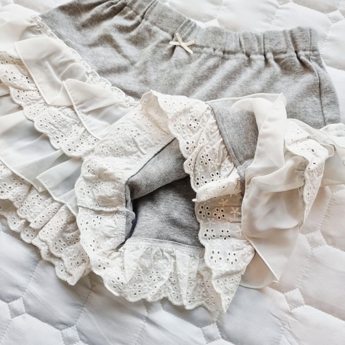 3단 프릴 큐롯팬츠 상품이미지4