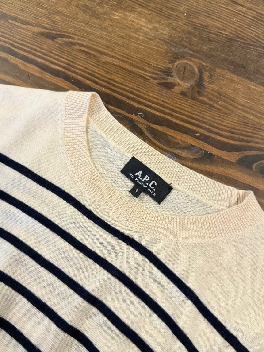 A.P.C 아페쎄 메리노울 니트 남성95-슬림100 상품이미지6