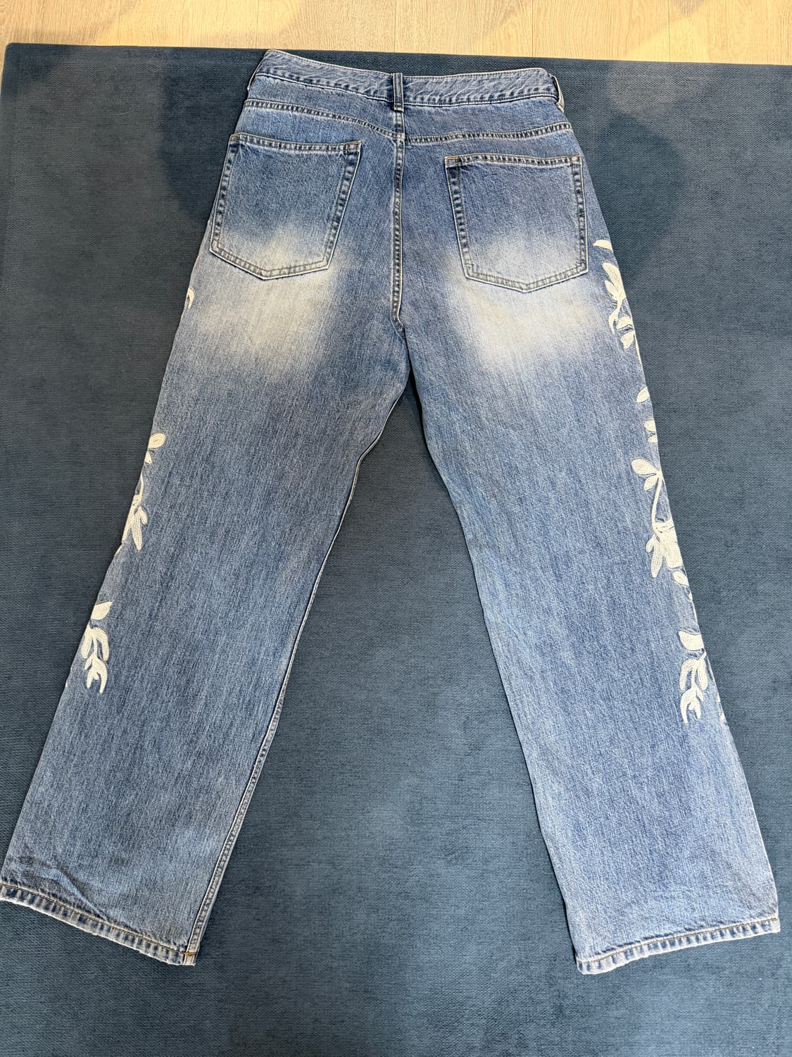 투인 바인 데님 워시드 블루 tuin vine denim pants 상품이미지4
