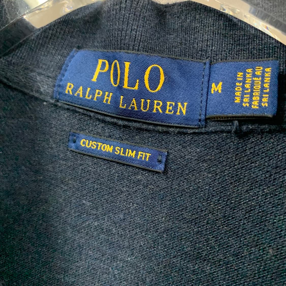 M 폴로랄프로렌 커스텀 슬림핏 네이비 PK 반팔 카라티 상품이미지4